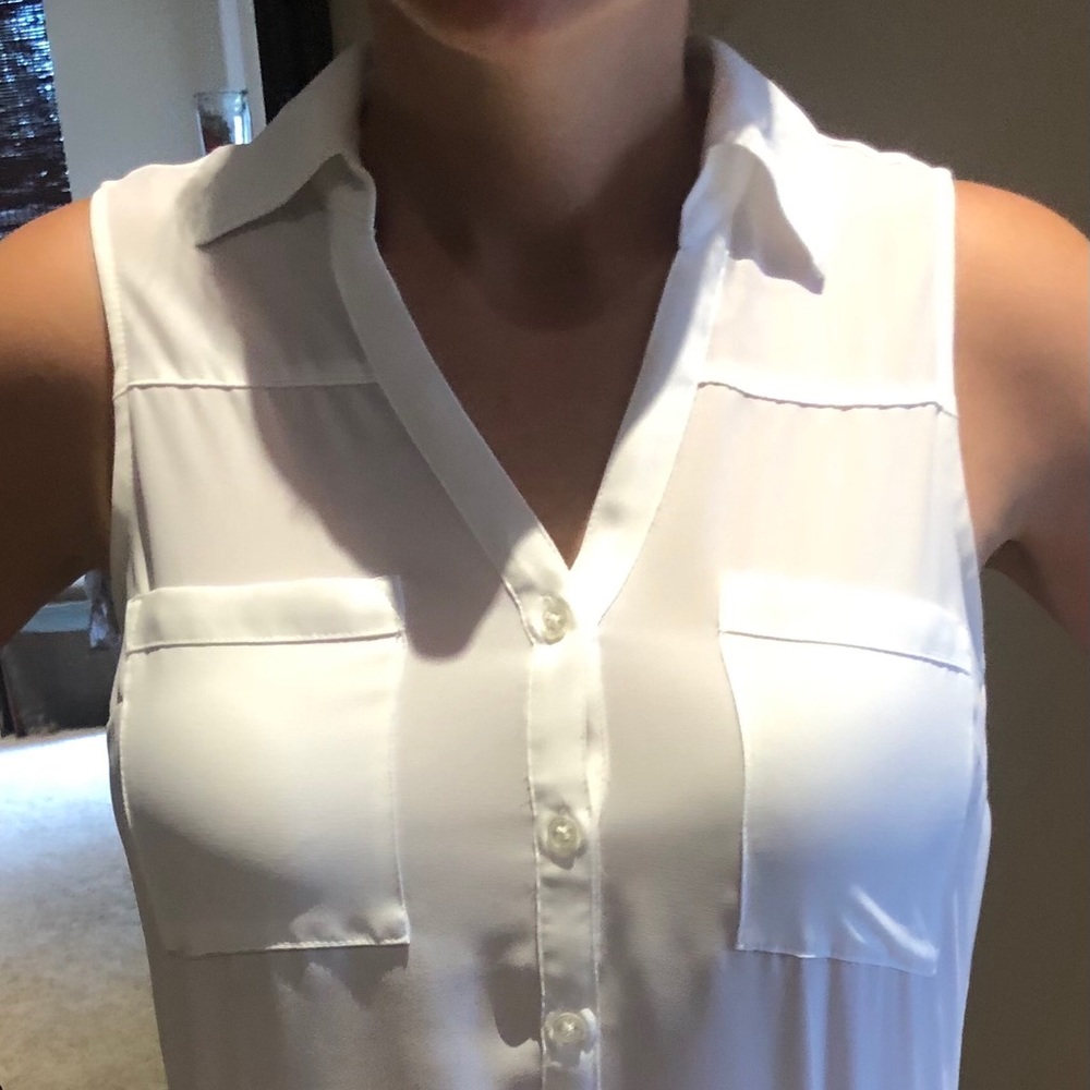The express portofino shirt sleeveless small